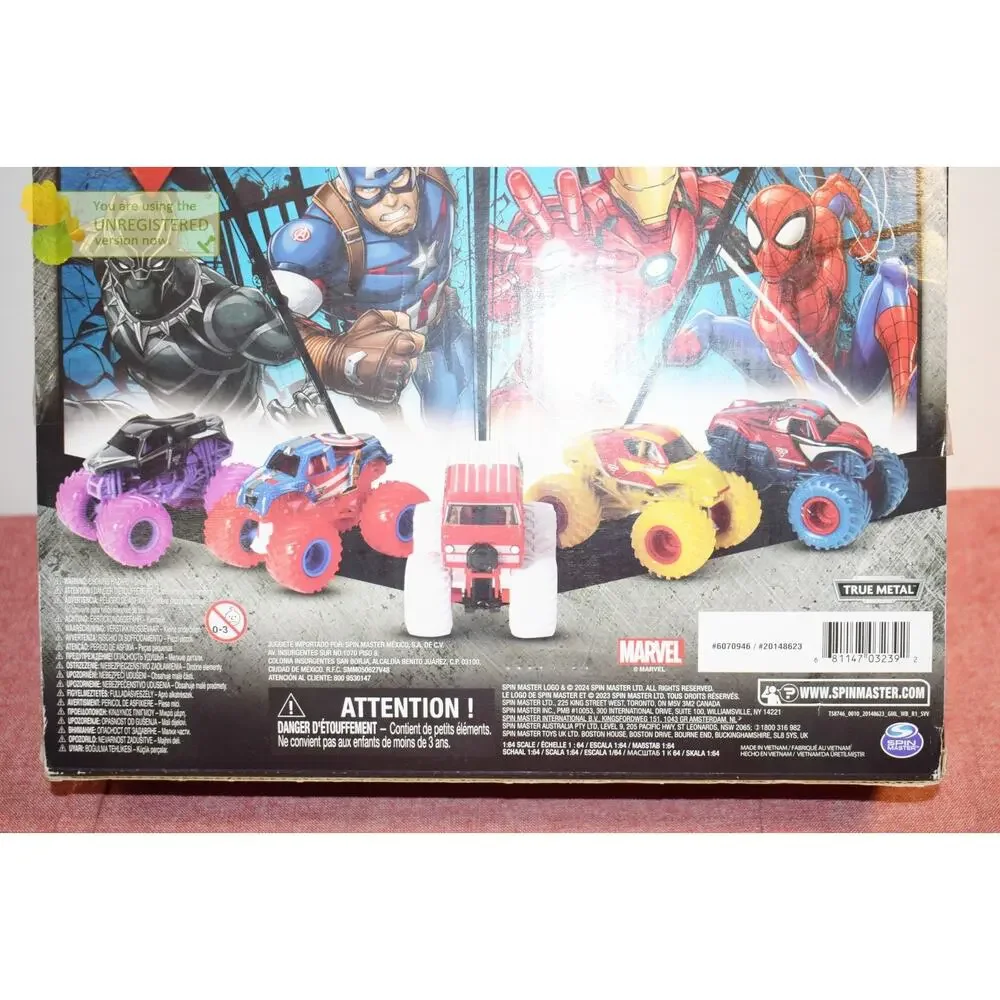Monster Jam Marvel Heroes 5-Pack